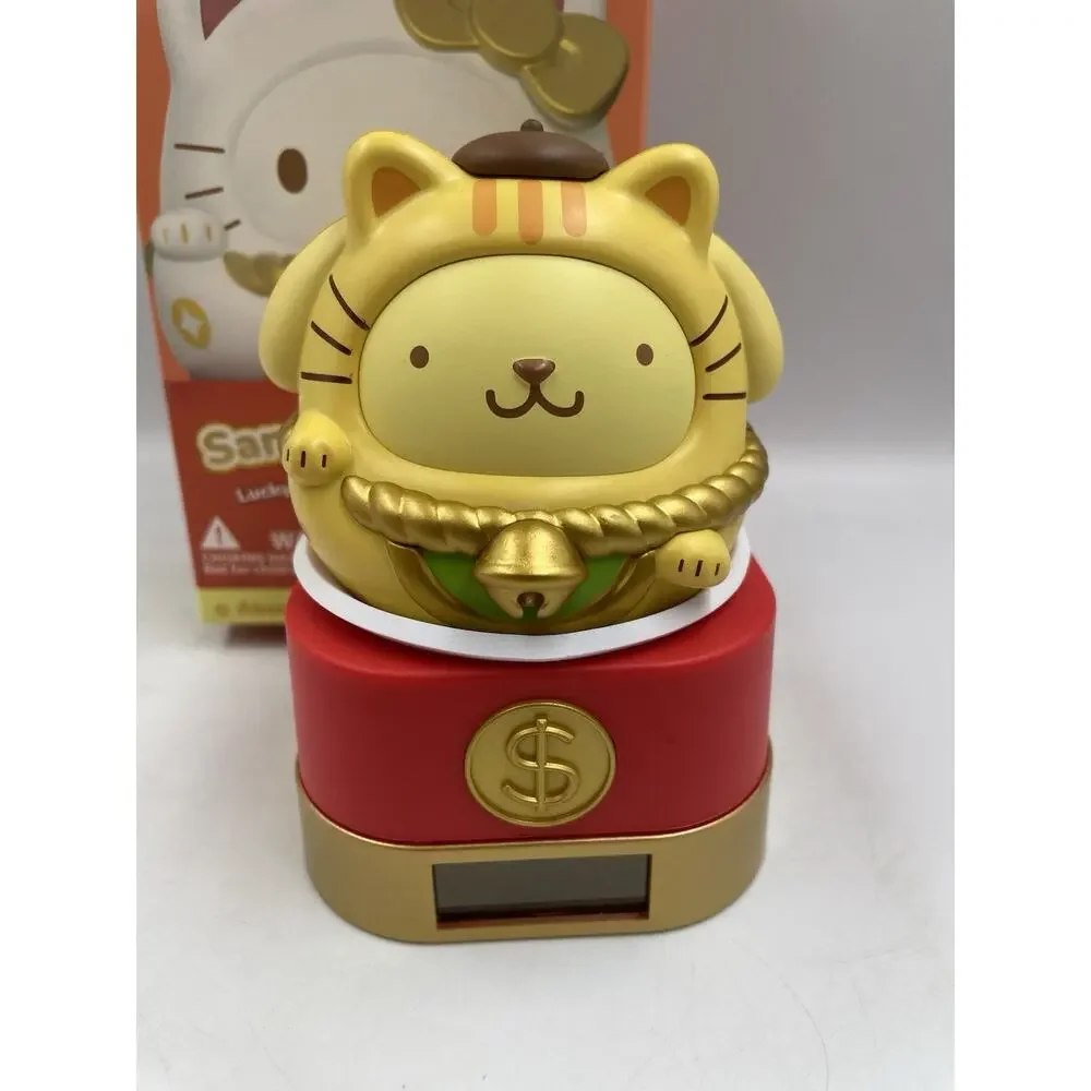 Sanrio Characters Lucky Cat Series Light Movable Fun - Pompompurin